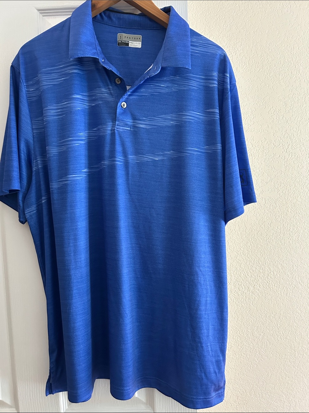 EUC - ⛳️ Peter Millar Royal Blue Short-Sleeve PGA Tour Polo
